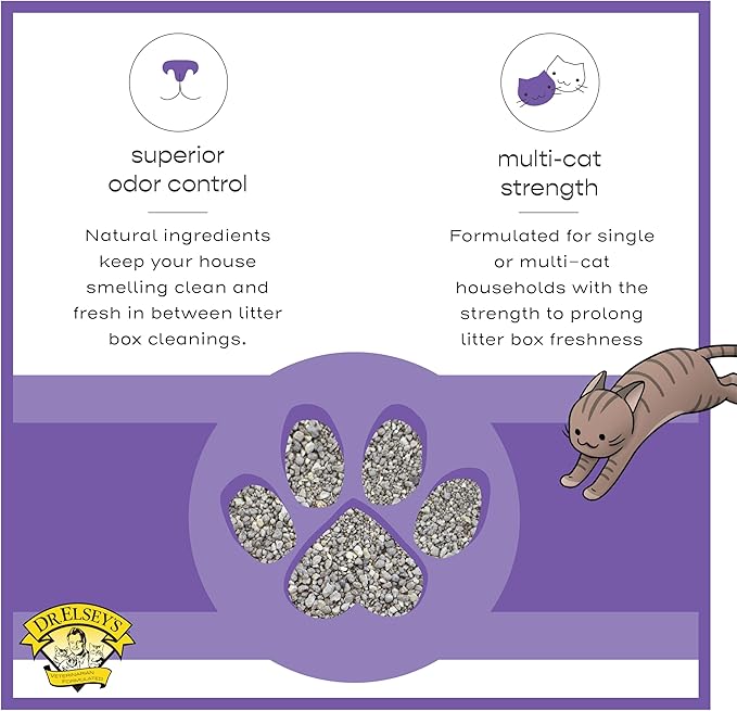 Dr. Elsey's® Clean Tracks Clumping Clay Cat Litter 40 lb. Bag