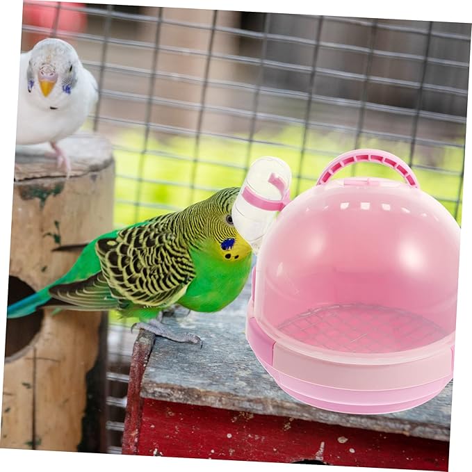 Milisten 1set Travel Parrot Cage Bird Carrier Portable Pet Parrot Cage Handheld Design