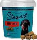 Stewart 100% Beef Liver Dog Treats, 12 oz Tub, ~270 Pieces, Freeze Dried Raw, Single Ingredient, 50% Protein Training Treats or Meal Topper, Grain Free, Gluten Free