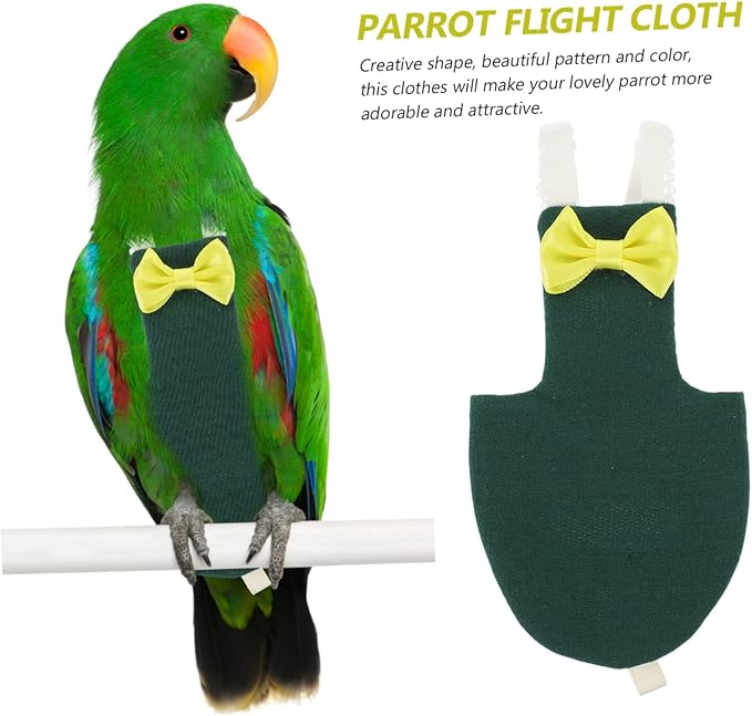 MERRYHAPY Bird Diaper Washable Flight Suit for Small Birds Parrot Clothing Protector Parakeet Diapers for Parrots Pigeons