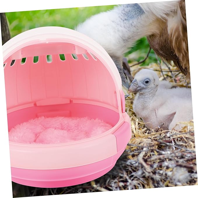 Small Bird Travel Cage Parrot Carrier Easy to Carry Bird Carrier Pad Safe