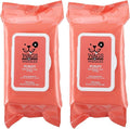 Wags & Wiggles Purify Hypoallergenic Dog Wipes for Sensitive Skin, Paw and Body Grooming Wipes with Gentle Plant Based Formula for Everyday Cleaning, Zesty Grapefruit Scent, 100 Count - 2 Pack