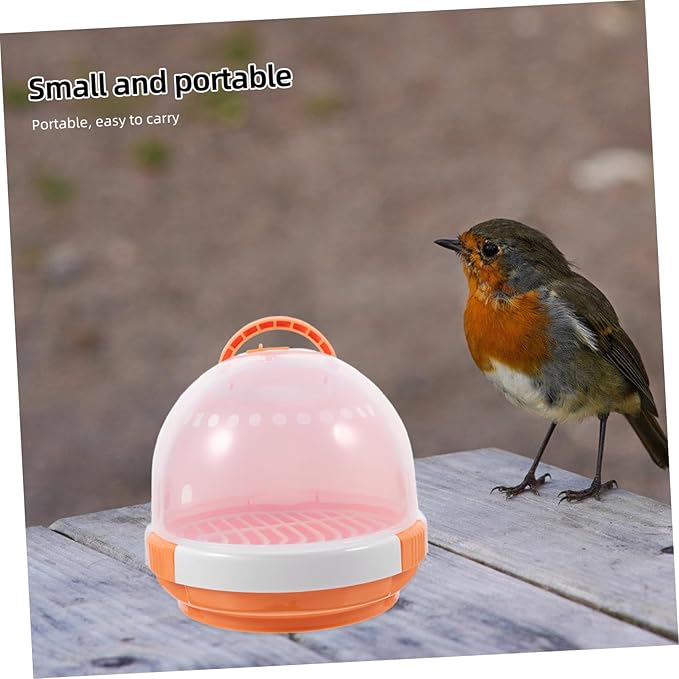 YARNOW Portable Bird Carrier Cage for Travel Breathable Design Handle for Parrots Cockatiels and Birds and Convenient for Outings and Hiking