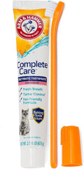 Arm & Hammer Complete Care Dog Dental Kit, Tuna Flavor Enzymatic Dog Toothpaste, Toothbrush, & Finger Brush, Baking Soda + Calcium, Enhanced Formula, 2.5oz