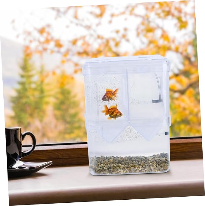 2pcs Egg Hatching Incubator Box Fish Breeding Tank Aquarium Air Valve Breeder Box