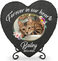 Pawfect House Custom Cat Memorial Stones, Bereavement Gift, Condolences Gift for Loss, Pet Memorial Gifts for Cats, Black Cat Memorial Pet Loss Gifts, in Loving Memory Pets, Garden Stones Decorative