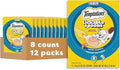 Temptations Lickable Spoons, Soft Lickable Cat Treats, Adult Wet Cat Treats, Savory Salmon and Tempting Tuna Flavor, 8 Spoons, Pack of 12 (96 Total)