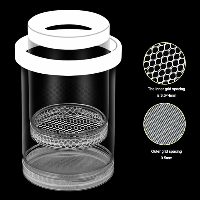 Aquariums Breeding Box Hatchery Shelter House for Guppy Bettafish Clownfishs with Divider Design Floating House 3PCS Bettafish Nursery Tanks