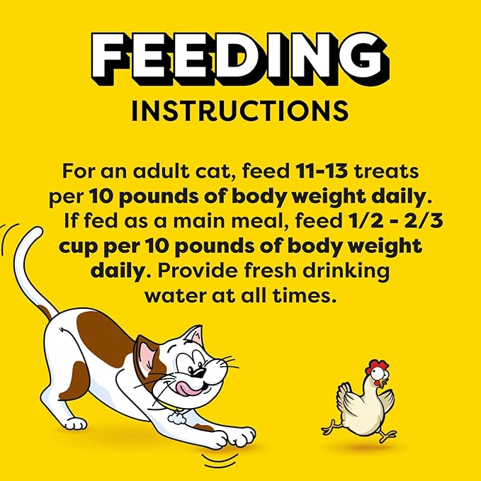 Temptations Cat Treats Classic Crunchy and Soft Cat Treats, Tasty Chicken Flavor, 6.3 oz. Pouch (Pack of 10)