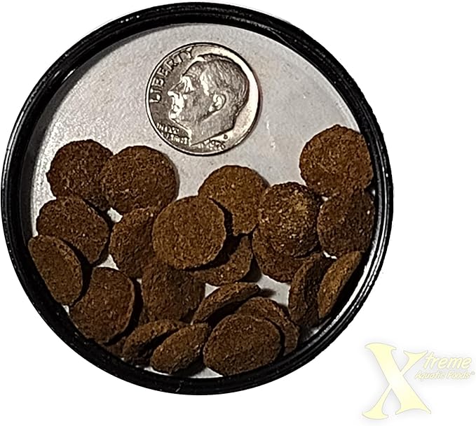Xtreme Scrapers Wafers - Premium 14mm Fast-Sinking Fish Food – Nutrient & Cellulose Rich Ideal for Nocturnal Feeders, Catfish, Plecostomus Species, and Loaches – USA Farm Grown (18oz)