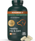 VetriScience Healthy Hip & Joint Chewable Tablets, GlycoFlex Glucosamine and Green-Lipped Mussel Joint Support Supplement for Dogs, Promote Mobility and Protect Joints, Chicken, 120 Count