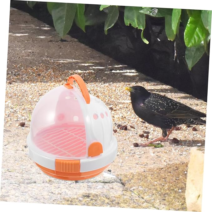 Portable Bird Carrier Travel Cage Handle Pet Carrier for Parrots and Birds Breathable and Design for Travel Hiking and Camping