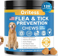 Flea and Tick Prevention for Dogs, 120 Soft Chews Natural Dog Flea and Tick Chewables Oral Flea Supplement for Dogs, Puppy Flea Support - All Breeds & Ages - Chicken Flavor