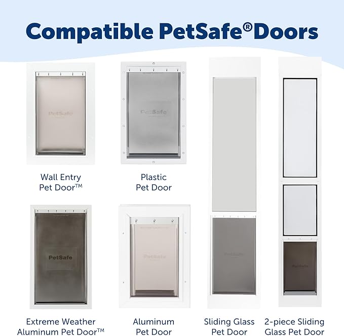 PetSafe Original Replacement Flap - Doggie Door Vinyl Replacement Flap for Sliding Glass Pet Door - Durable & Made with Non-Toxic Materials - 16 7/8" H x 10 1/8" W - Large,(Pack of 6)