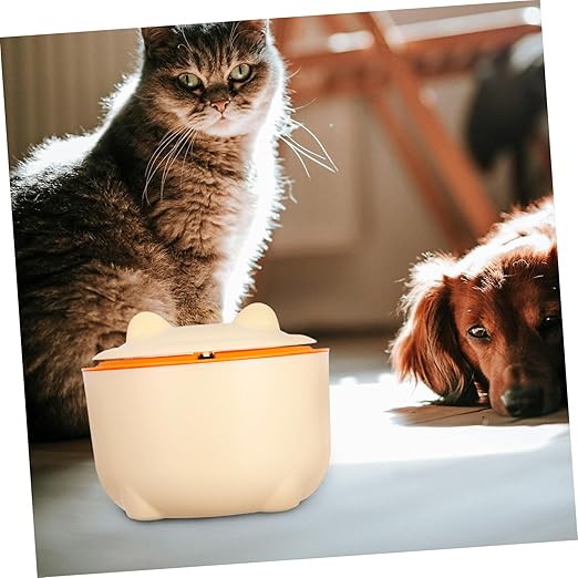Cabilock 1Set Enclosed Cat Trash Can with Litter Bags Capacity Waste Bin for Cat Litter Easy to Waste Bin Stylish Storage for Home Decor Garbage