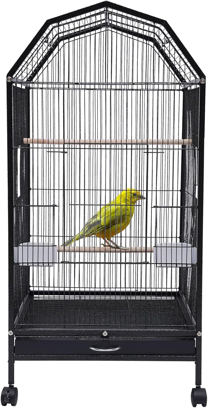 Birdcages,Heavy Duty Pet House,Large Bird Cage,Parrot Birdcage,Skylight Design,Anti-Escape Cage Door,for Cockatiel, Sun Conure, Green Cheek, Senegal, Meyer'S, Red-Bellied