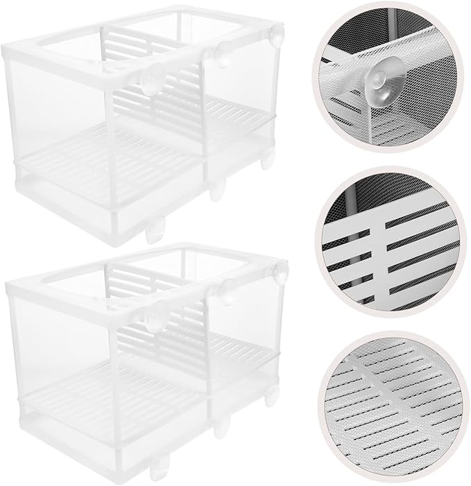 BESPORTBLE Fish Tank Incubator Breeding Net Large Capacity Aquarium Breeder Box Isolated Breeding Tank for Fish Style