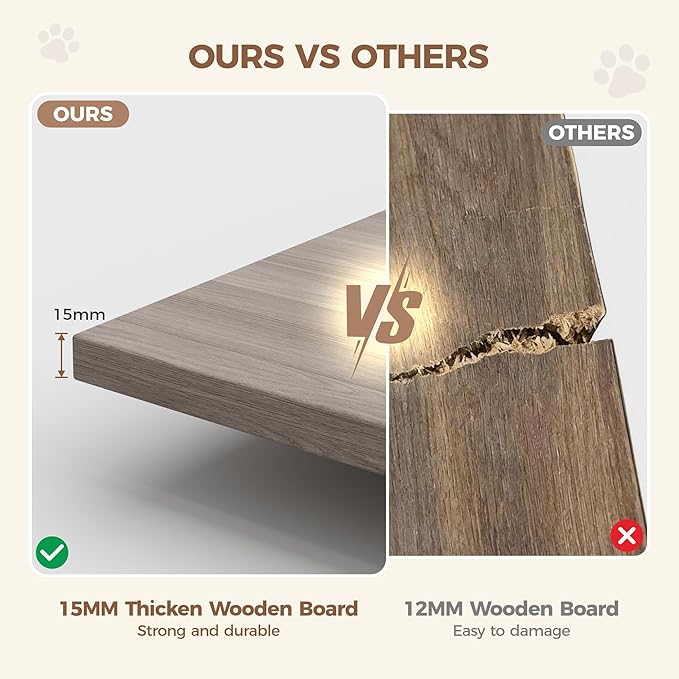 Cat Litter Box Enclosures with Storage Rack, Enclosed Litter Box Furniture, Hammock, Sisal Balls and Cat Scratching Mat