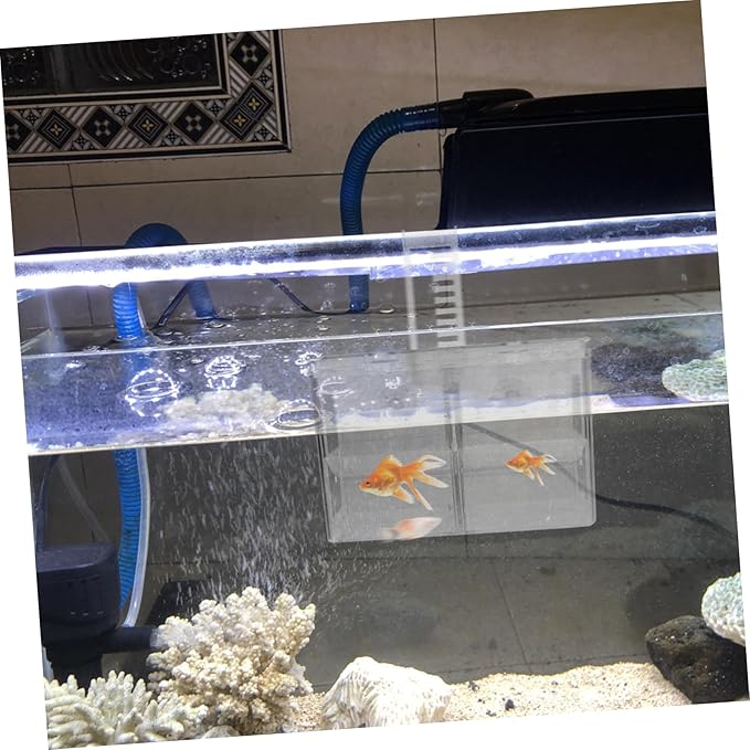 TOYANDONA Aquarium Breeding Isolation Box Hanging Fish Hatchery Cup Transparent Fish Fry Breeder Box for Safe Hatching Lightweight and Portable Design