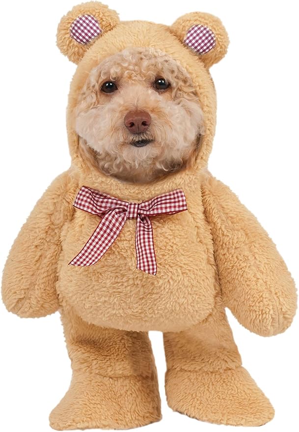 Rubies Walking Teddy Bear Pet Costume for Dogs or Cats, Large