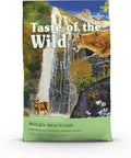 Taste Of The Wild Rocky Mountain Grain-Free Dry Cat Food With Roasted Venison & Smoke-Flavored Salmon 14lb (Pack of 1)