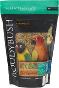 RoudyBush Daily Maintenance Food for Birds - Scientifically Formulated Bird Feed - Bird Food Pellets w/Corn, Wheat, Soy & More - Nutritious & Healthy Feed for Birds (Mini, 22oz)