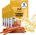 iPaw 5 Stock-Up Combo Turkey Dog Treats, All Natural Human Grade Dog Treat, Suitable for Training chew, US Sourced Raw Material, Hypoallergenic, Rawhide Alternative, Thin Stick (Sweet Potato)