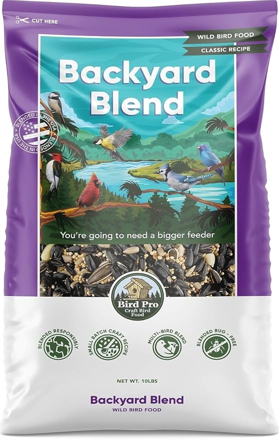 Classic Bird Seed (10 Pounds, Backyard Blend)