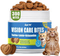 Just Try Vision Care Bites Cat Treats Taurine for Cats Healthy Cat Treats - Support Eye Health & Vision Function Chicken Flavored - Cat Supplements 300 Bites 6.35 oz