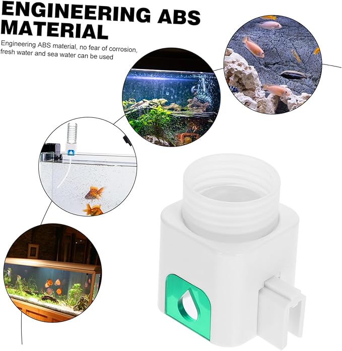2pcs Fish Tank Automatic Water Level Controller Refiller for Aquariums Accurate Practical Design Easy Installation Suitable for Various Wall Thicknesses Noise Reduction Feature