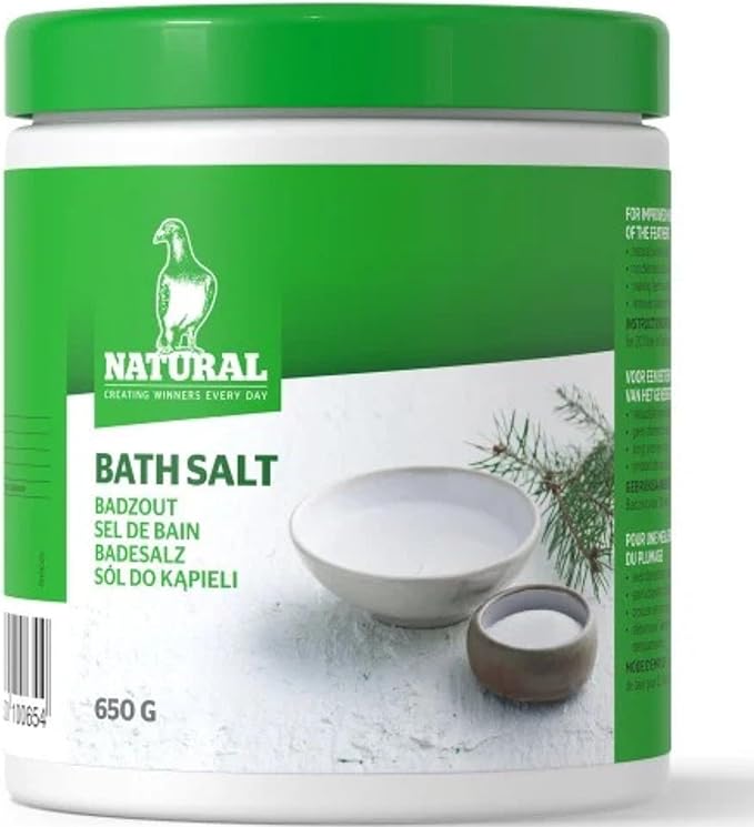 Natural Bath Salt for Improved Hygiene of The Feathers 650g Natural Granen for Pigeons