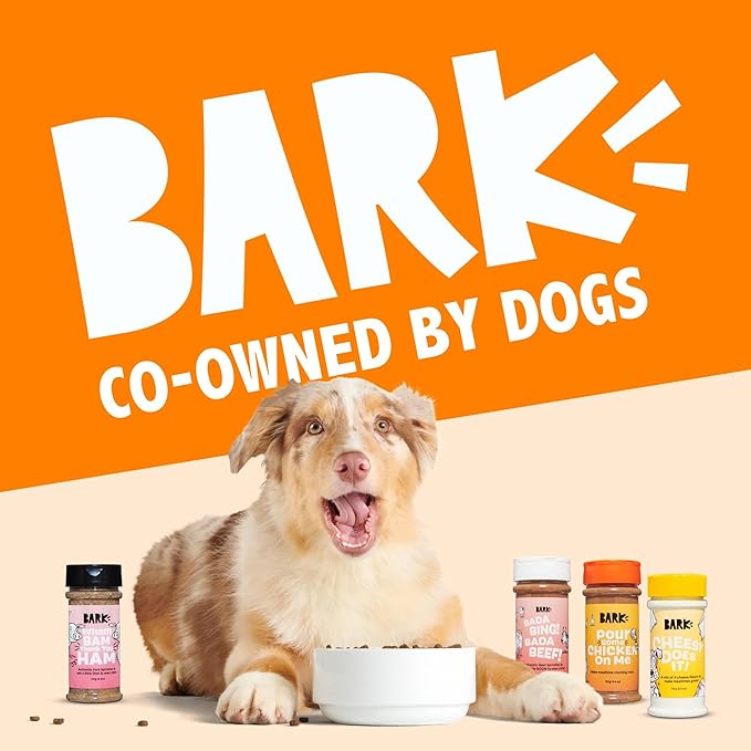 Barkbox Beef, Chicken, Ham Dog Treat Topper - High Protein Ingredient Meal Mixer, Rosemary Extract for Large & Small Breeds, Elevate Food Dining, Shake & Pour for Bowls (Pack of 3)