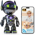 Cameras for Home Security Indoor Robot, 2K 2.4&5Ghz Indoor Camera WiFi Wireless Pet/Nanny/Dog Camera Phone App, Human Detection Color Night Vision, 2 Way Talk