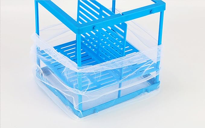 XMHF Fish Tank Aquarium Net Breeder, White Blue