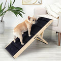 2026 Upgraded Dog Ramp for Bed - Foldable Small Large Dog Ramp for Couch - 6 Adjustable Height from 13" to 24" - Portable Pet Stairs with Non-Slip Pad - Pet Ramps Use for Bed Couch Car Up to 120LBS