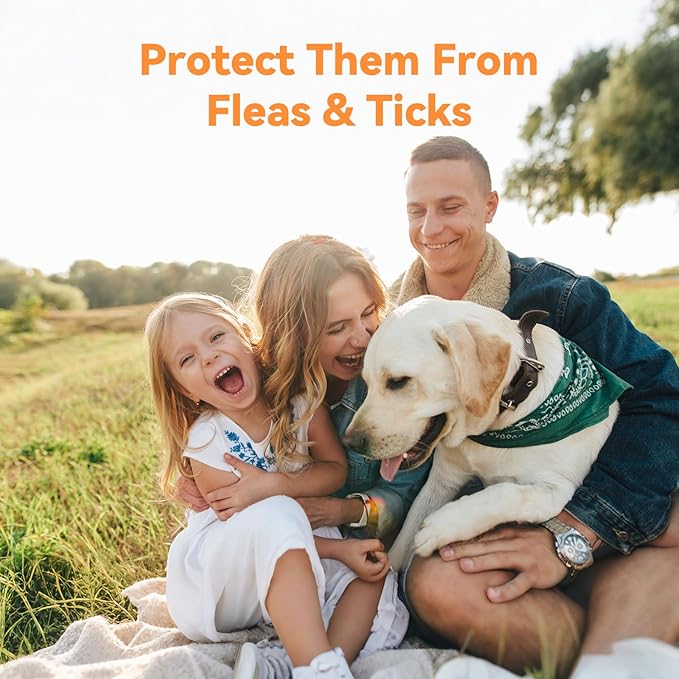 Flea and Tick Prevention for Dogs Flea and Tick Treatment for All Dogs & Cats Flea Treatment for Home Dog Flea & Tick Control Topical Drops(5-22 lbs)