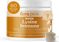 Fera Pets Lysine Powder for Cats - Immune Support Supplement with Quercetin & Postbiotics - Promotes Respiratory Health & Normal Inflammatory Response - Helps Maintain Normal Eye Health - 60 Scoops