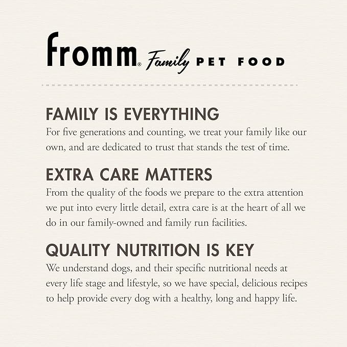Fromm Large Breed Adult Gold Premium Dry Dog Food - Dry Adult Dog Food for Large Breeds - Chicken Recipe - 15 lb