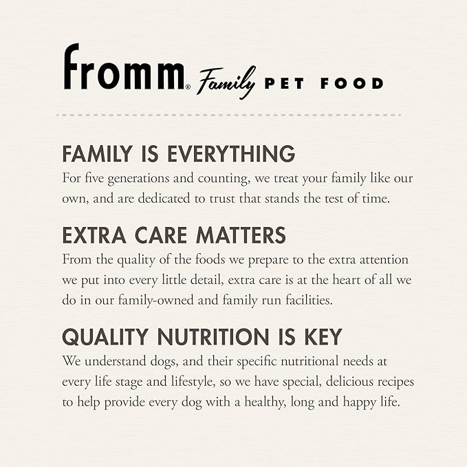 Fromm Large Breed Adult Gold Premium Dry Dog Food - Dry Adult Dog Food for Large Breeds - Chicken Recipe - 5 lb