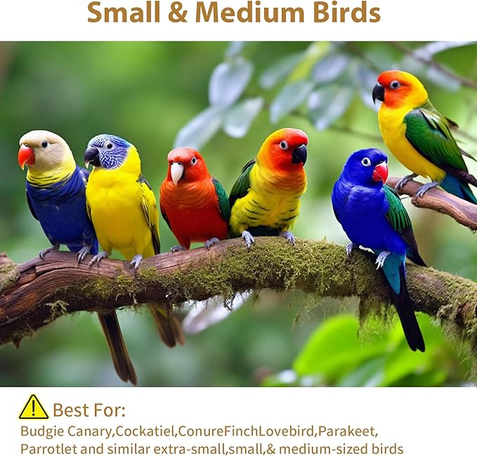 16 Pack Natural Balsa Wood Bird Chew Toys - World's Softest Wood, Safe Chewing Toys for Parakeets, Cockatiels, Lovebirds & Small Medium Birds.