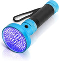 100 LED 395nm UV Flashlight Black Light, Portable Ultraviolet Torch for Pet Urine Detection, Stains, Scorpions, and Bed Bugs – High Power UV Lamp (Batteries Not Included)
