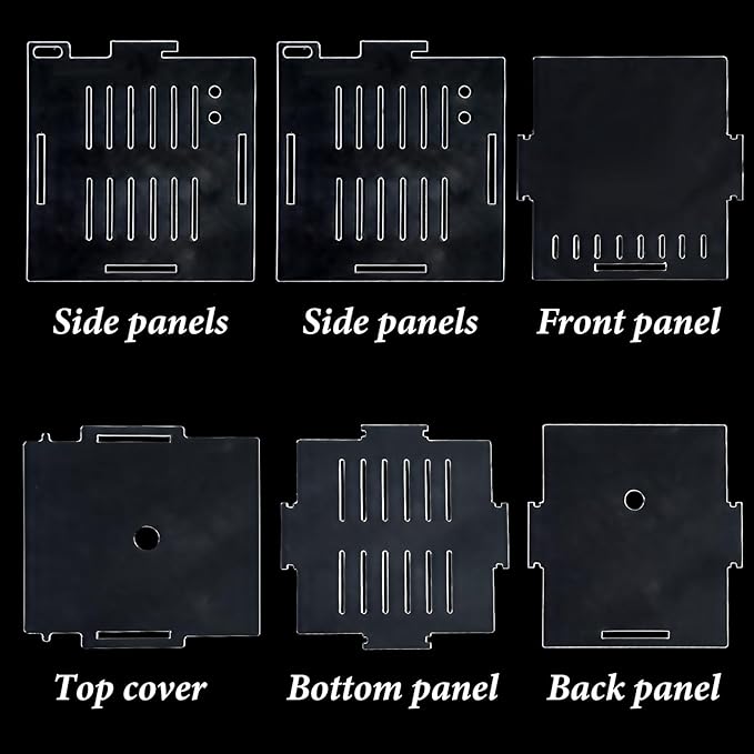 Breeder Box for Fish Tank, Fishes Separator for Aquarium, Acrylic Fish Isolation Tank, Hatchery Incubator with Suction Cups for Small Baby Fishes Shrimp Clownfish Guppy (3.9 * 3.9 * 3.9inch)