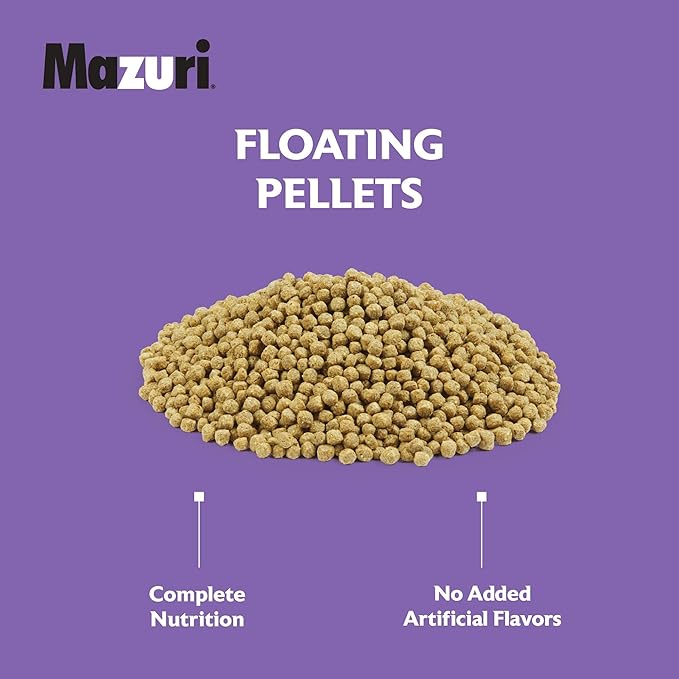 Mazuri Koi Platinum Nuggets Floating Koi Food for Fish, 3.5 lbs.