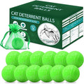 Cat Repellent Outdoor to Keep Cats Away (12Pack) Natural Peppermint Oil Cat Deterrent Outdoor and Indoor (Green)