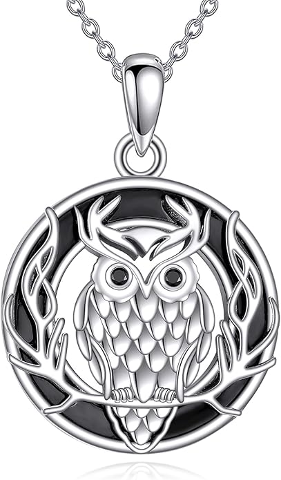 KZX Cat/Dog/Phoenix/Eagle/Whale/Shark/Puffin/Starfish/Chicken/Butterfly/Owl/Bee/Frog/Seahorse Necklace Sterling Silver Animal Pendant Jewelry Gift for Women
