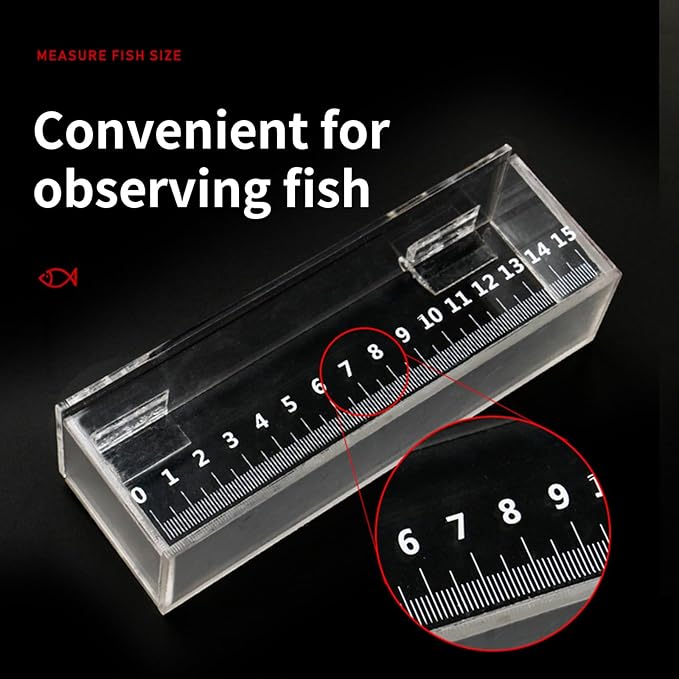Multipurpose Acrylic Fish Isolation Box for Small Breeding and Observing Clear Breeding Tanks for Home Use Fish Isolation Box