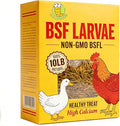 10LB Dried Black Solider Fly Larvae, BSFL is High Protein Chicken Feed with 85x More Calcium Than Dried Mealworms, Poultry Treats, Chickens Love, Birds Love, Hens Love, Ducks Love