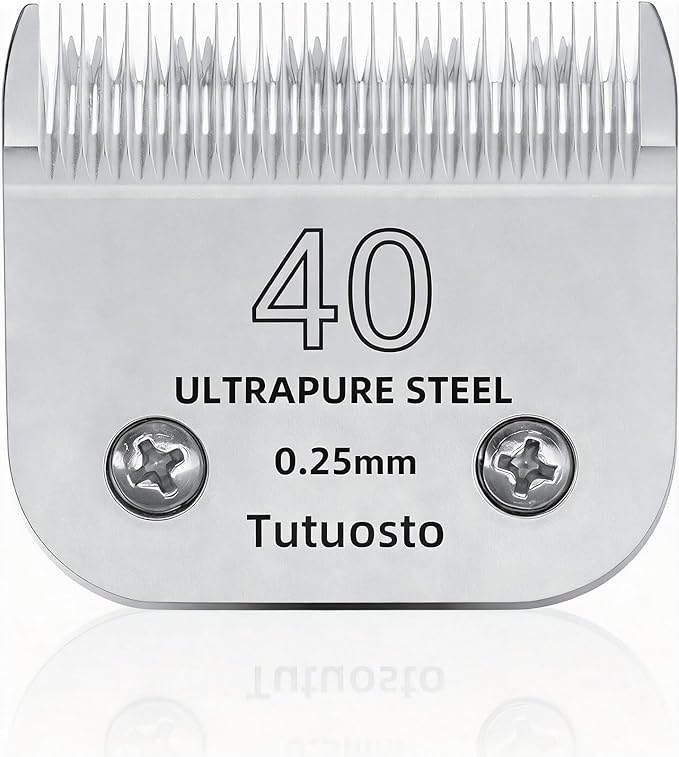 40# Clipper Blades Pet Grooming Clipper Replacement Blades Detachable Blade Compatible with andis/wahl/Oster Dog Clippers