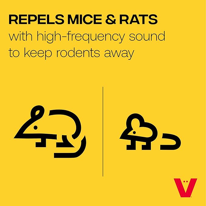 Victor PestChaser Indoor Ultrasonic Rodent Repellent with Nightlight - 3 Pack Rodent Repeller Mouse Deterrent Plug In Devices - Repels Mice Indoors - M753K