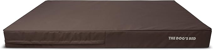 The Dog’s Bed Orthopedic Memory Foam Dog Bed Mattress, Oxford Fabric, Brown with Brown Trim, XXXL, 6-Inch
